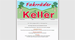 Desktop Screenshot of keller-fahrrad.com